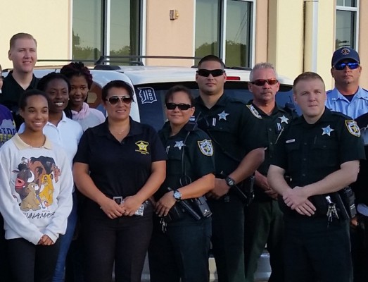 Fort Pierce First- responders join faculty, staff, and students of Fort Pierce Central High for 9/11 ceremony