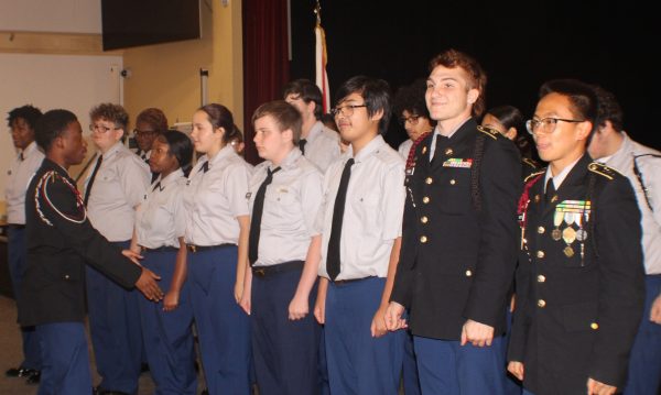 Westwood JROTC Promotion