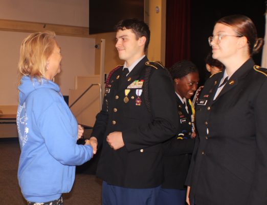 Westwood JROTC Promotion