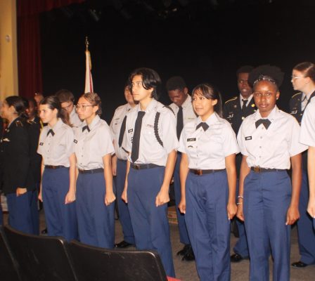Westwood JROTC Promotion