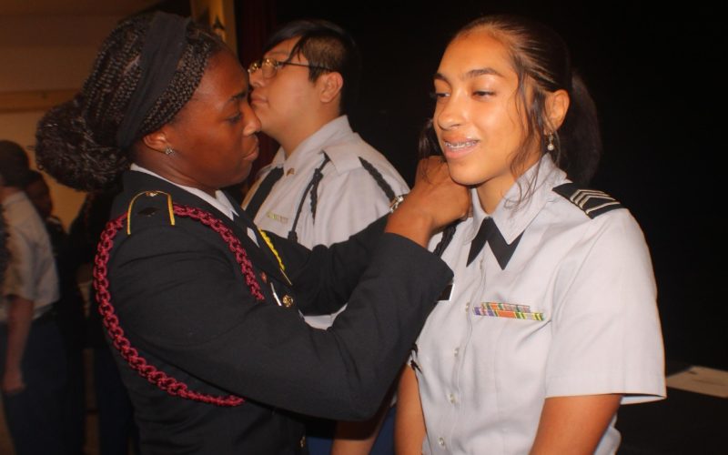 Westwood JROTC Promotion
