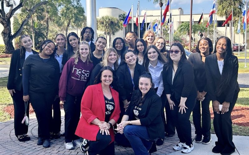 PSLHS Students Compete at District HOSA Competition